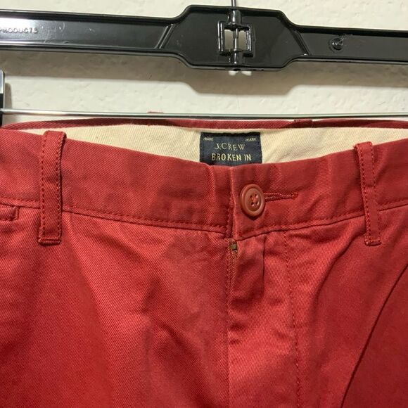 J. Crew Broken-In Chino Pants size 36/32 red - Picture 4 of 11